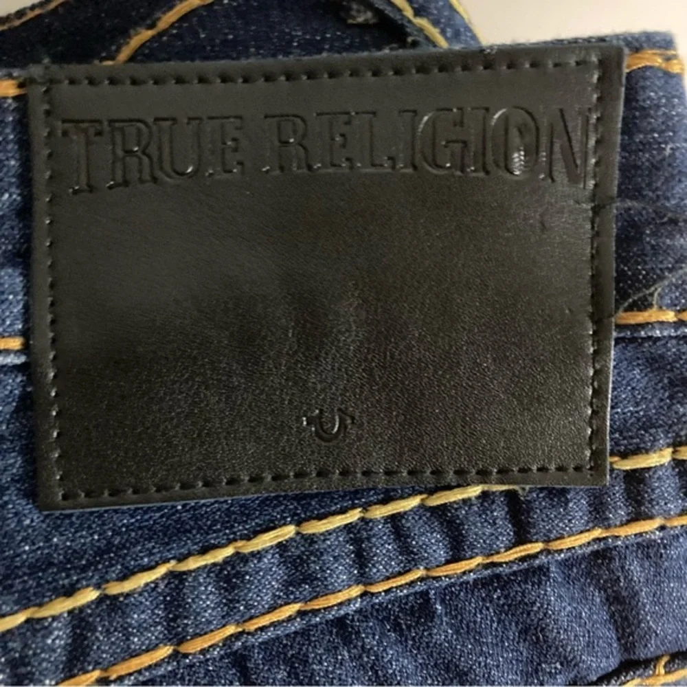 True Religion Men's Designer Jeans - Ricky Super T USA Straight 38‎ x 33.5